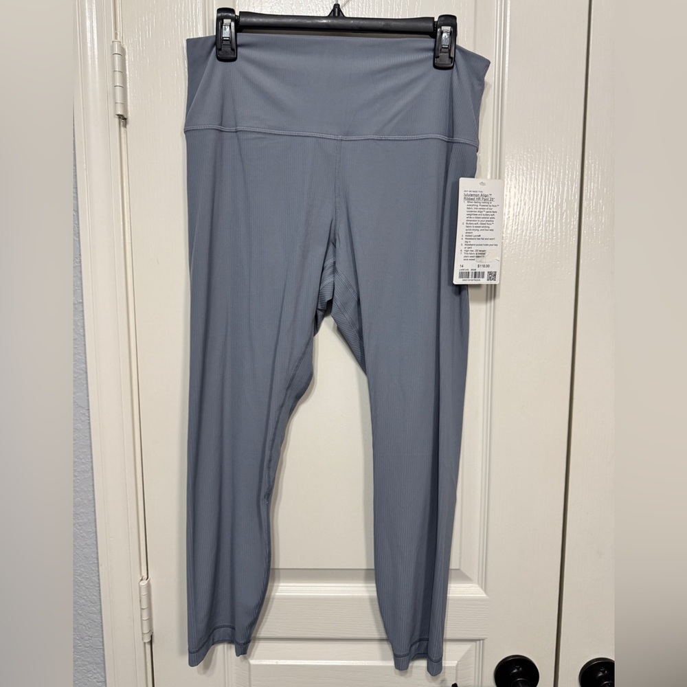 Lululemon NWT Align Ribbed High-Rise Pant 25"